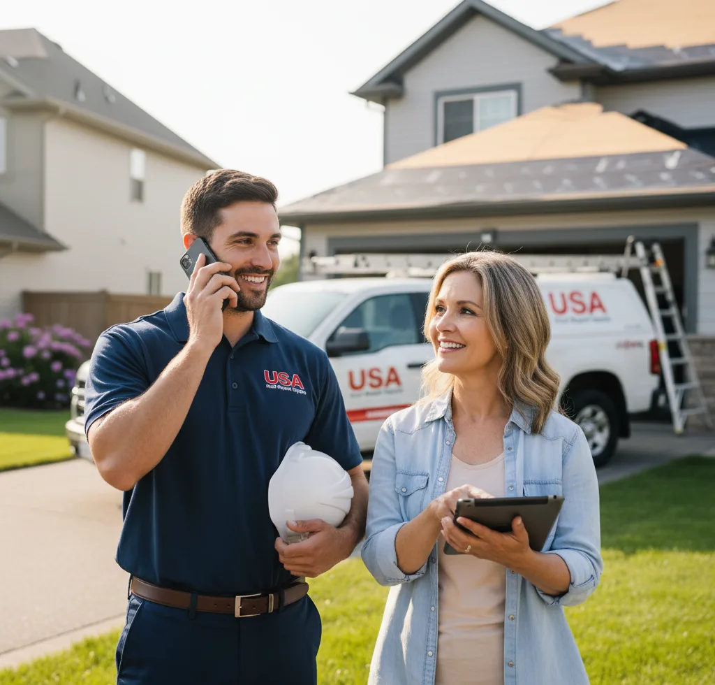 USA Roof Repair Experts customer support in Louise